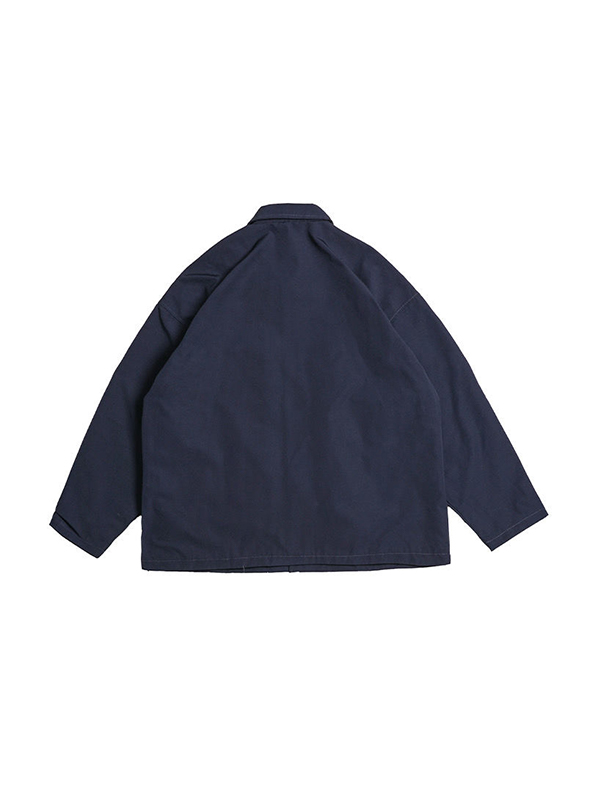 Vielseitige, einfarbige Herrenjacke mit Reverskragen und großen Taschen-4