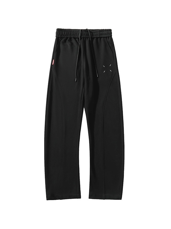 Einfarbige Jogginghose mit Tunnelzug-Silhouette für Herren-2