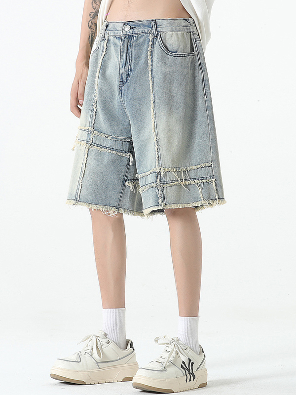 Raw Trim Splice Shorts für Herren-2