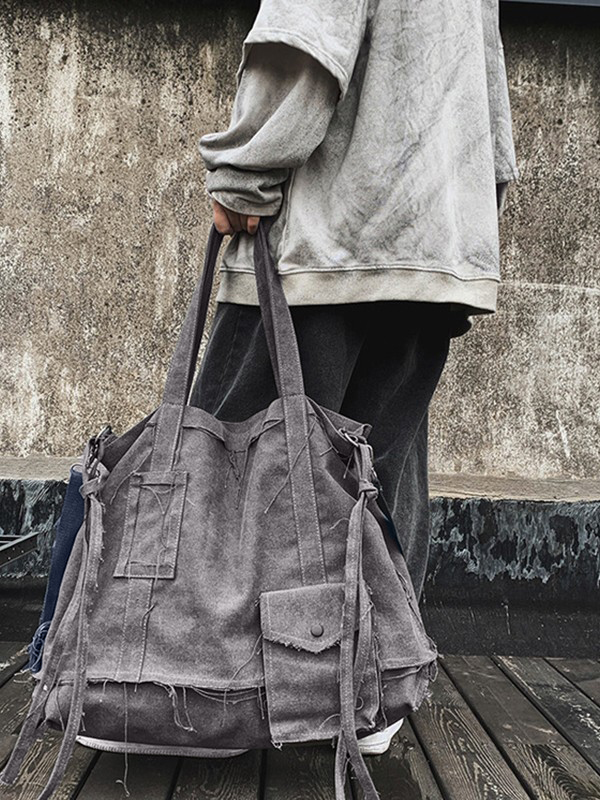 Raw Edge Große Crossbody-Tasche-3