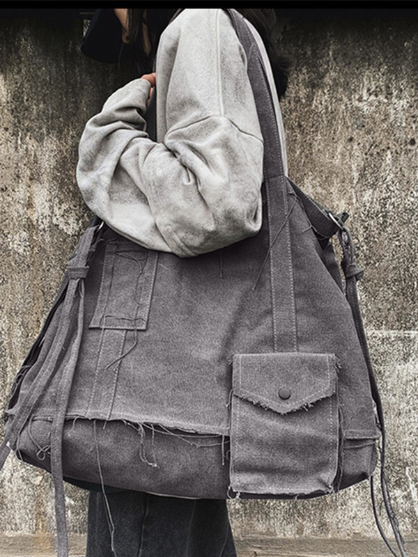 Raw Edge Große Crossbody-Tasche-2