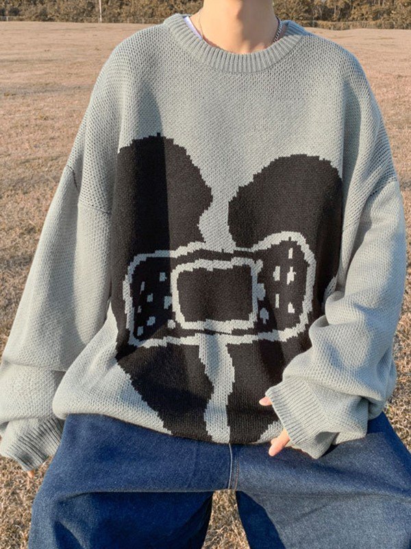 Herren-Herz-Jacquard-Pullover-1